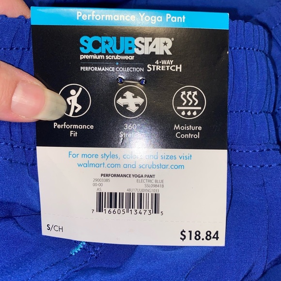 Scrubstar 4 Way Stretch Scrub Yoga Pant 